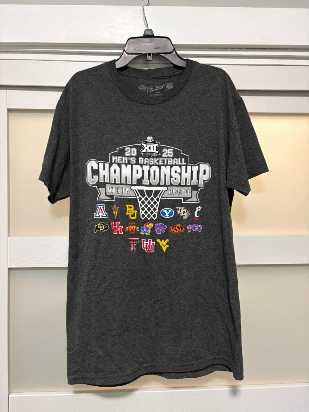 The Victory Men's 2025 Basketball Championship Shirt March 11-15 Kansas City M